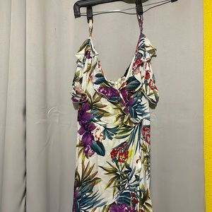 Spaghetti off shoulder strap dress